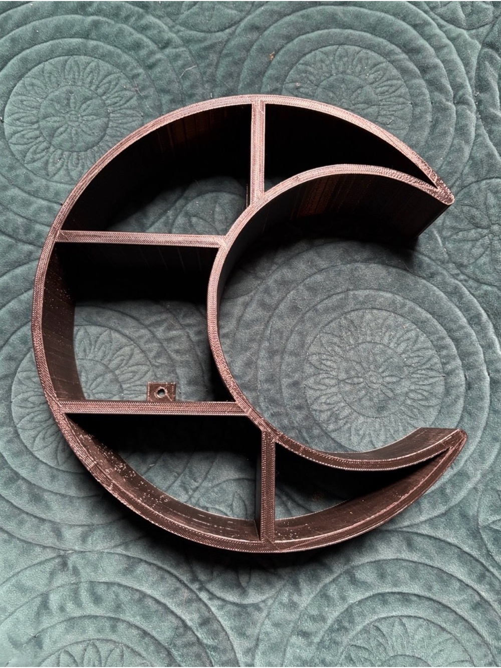 Crescent Moon Wall Display Shelf